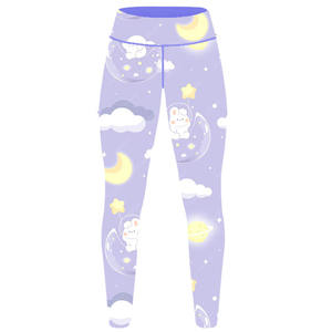 Leggings yoga wear taille haute femmes leggings en couleur unie impression graphique sublimation broderie sérigraphie et impression numérique - Product Image 6