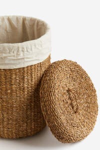 Eco-friendly <b>Hyacinth</b> Water Storage <b>Basket</b> for Home Laundry & Bedroom Decor Made in Vietnam/ Sisu - Product Image 4