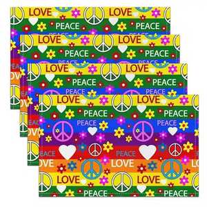 แผ่นรองจานผ้าฝ้ายบริสุทธิ์สำหรับงานเลี้ยงรับประทานอาหาร100% ตกแต่งบ้านสไตล์โมเดิร์นพร้อมโลโก้ตามสั่ง - Product Image 3