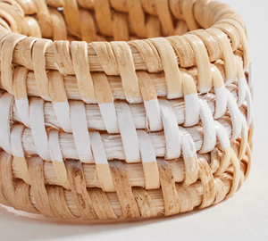 Rond de serviette en rotin tissé à la main Fabriqué au Vietnam Matériau écologique pour la décoration de la maison et de la vaisselle Vente en gros - Product Image 1