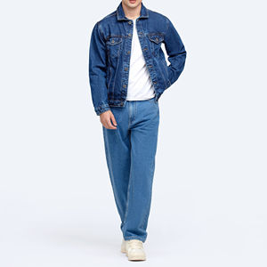 Veste en toile pour homme personnalisée, élégante, 100% coton, imperméable, respirante, mode hiver, décontractée, unie, teinte, imprimée - Product Image 1