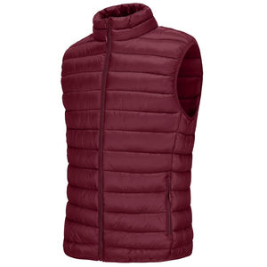 Chaqueta de Invierno Popular con Diseño de Logotipo Personalizado, Chaqueta Casual con Capucha para Hombre, Acolchada, Transpirable, Ligera, sin Mangas, Estilo Burbuja - Product Image 2