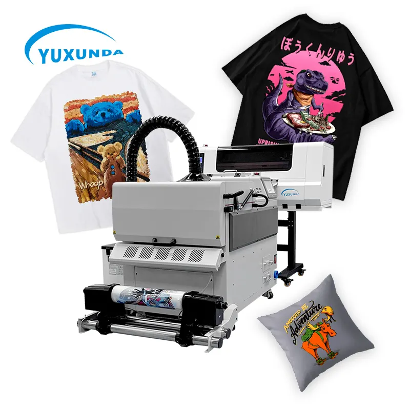 Yuxunda Baru 30Cm Halaman Lebar PET Roll Film Pencetakan A3/A4 Tshirt Mesin Cetak Impresora DTF Printer