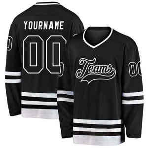 100% polyester maillot de hockey sur glace de haute qualité respirant concevoir votre propre logo fabriqué au Pakistan vêtements de hockey sur glace personnalisables - Product Image 5