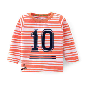 T-shirt pour garçons à manches courtes imprimé personnalisé de haute qualité en coton biologique respirant et écologique à imprimé animal pour l'été - Product Image 1