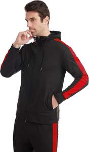 Survêtement pour hommes de qualité supérieure ensemble deux pièces vêtements de sport personnalisés tenue d'entraînement de gym pour l'entraînement, la course et les activités de plein air en hiver - Product Image 3