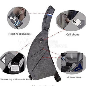 Sac à bandoulière haut de gamme avec tissu doux au toucher et sac à bandoulière 2025 de haute qualité - Product Image 6