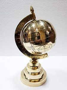 Meilleure vente, Globe du monde nautique en laiton personnalisé avec boussole, artisanat indien, Globe du monde à vendre - Product Image 3