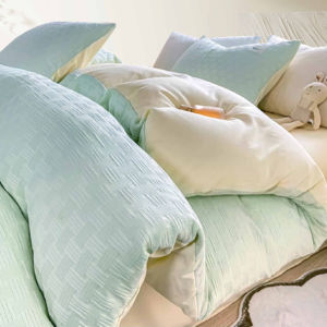 Parure de lit 4 pièces en coton de haute qualité, imprimée, confortable, de luxe, nouvelle collection, unie, élégante et de qualité supérieure, vente en gros personnalisée - Product Image 6