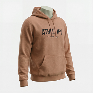 Sweat à capuche en coton mélangé Basics pour hommes Doux et confortable Idéal pour la superposition ou les tenues décontractées - Product Image 5