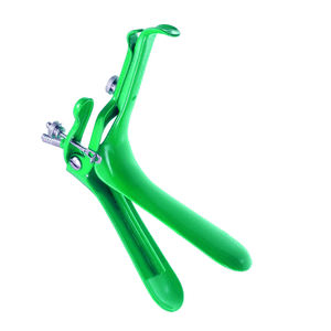 Spéculum électro-vaginal de qualité supérieure spéculum vaginal électrique en acier inoxydable enduit vert avec verrouillage de vitesse - Product Image 6