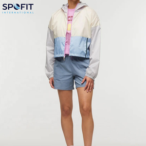 เสื้อแจ็กเก็ตกันลมแบบครอปของผู้หญิง2025ใหม่สำหรับฤดูหนาวเล่นกีฬากันน้ำได้มีลายปัก - Product Image 2