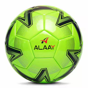 Balón de fútbol con logotipo personalizado de Alaay, fútbol de PU hecho en fábrica en diseño colorido para entrenamiento y uso de partidos deportivos, balón de fútbol - Product Image 1