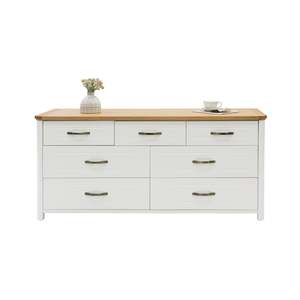 Commode de chambre moderne à 7 tiroirs, grande commode de rangement en bois, unité de rangement large et minimaliste - Product Image 4