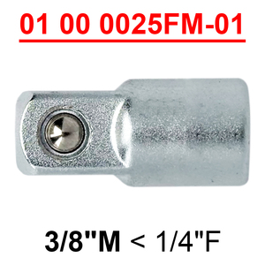 Personnalisé fournisseur taïwanais 6 pièces jeu d'adaptateurs de prise 1/4Dr 3/8Dr 1/2Dr boîte à outils outils à main mécaniques de qualité bricolage Support OEM - Product Image 2
