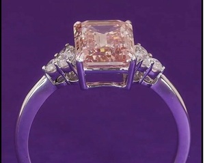 แหวนหมั้นเพชรแบบตัดจากมรกตสำหรับผู้หญิงแหวนหมั้นเพชรแบบคลาสสิก18K ทองคำขาว9K 10K 14K ทอง18K เครื่องประดับงานแต่งงาน - Product Image 4