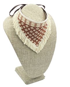 Unisex collana di perline di vetro su misura colori assortiti gioielli di <span class=keywords><strong>Huichol</strong></span> aquila spirituale oro motivo geometrico anniversari - Product Image 5