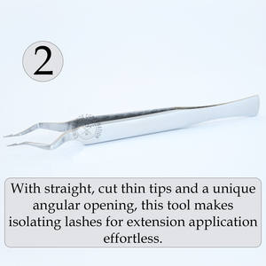 Pince à épiler d'isolation d'extension de cils pratique et rapide pour la sécrétion des cils outil de séparation pour l'extension - Product Image 3