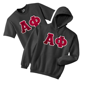 Sorority & fraternité coton polaire pull pour hommes lettres grecques personnalisées Alpha Kappaa Alpha grande taille sweat à capuche sweat - Product Image 1