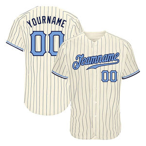 Maillot de baseball personnalisé 100% polyester pour hommes, col en V, respirant, haute qualité avec impression numérique - Product Image 5
