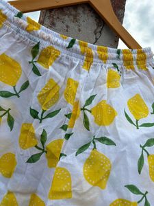 Fait à la main Boho Hippie Floral pour les femmes d'impression de mangue Shorts d'été Jaipur coton Style décontracté avec poche à cordon - Product Image 2