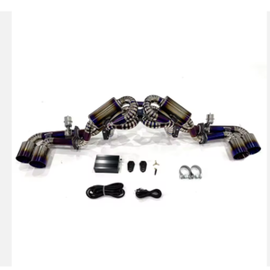 Sistema de Escape Trasero Medio de Titanio de Alta Calidad para Ferrari F430 F430 Spider 4.3 V8 2005-2009 con Controlador de Válvula Neumática - Product Image 2