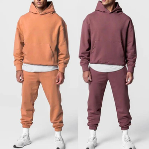Men's High Quality Cotton Jogger Set Latest Design Hoodies and Sweat <b>Pants</b> Wholesale Tracksuits - Product Image 1