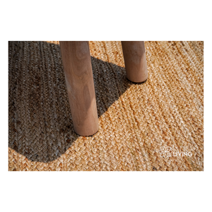 Braided Jute <b>Rug</b> Natural Fiber Carpet for Living Room Bedroom and Office <b>Space</b> Eco Friendly Rustic Textured Floor Cover - Product Image 3