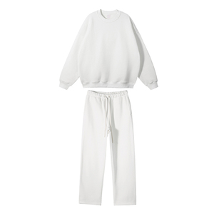 Conjunto Deportivo de Dos Piezas, Sudadera con Capucha y Pantalones Jogger para Hombre, Bordado Personalizado, Sudadera de Algodón con Cuello Redondo - Product Image 4