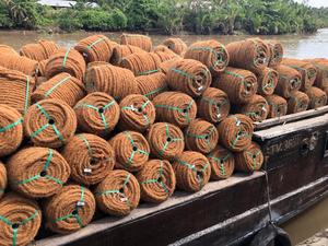 เชือกมะพร้าว - เชือกเส้นใยมะพร้าว - แข็งแรงและทนทานสําหรับกลางแจ้งผ้าฝ้าย 100% ภายในเชือกบิดเส้นใยมะพร้าวคุณภาพสูง - Product Image 5