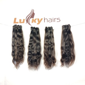 Cabello Humano Virgen Indio Crudo, Súper Doble Trama, Cutícula Alineada, 100% Remy, Negro, Ondulado, Precio al por Mayor, Encaje Completo - Product Image 4