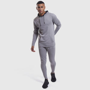 Gran oferta 2024, chándal de ropa deportiva listo para enviar para hombre, al por mayor de manga larga sudaderas con capucha, chándales de entrenamiento para correr - Product Image 4