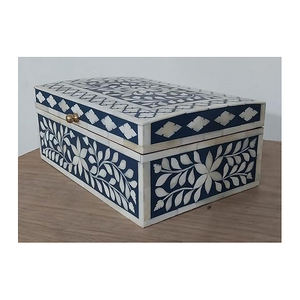 Excellent Bone Inlay Jewelry <b>Box</b> Luxury Home <b>Decorative</b> <b>Storage</b> <b>Box</b> Handmade Designer Jewelry Organizer Bone Inlay Boxes 2025 - Product Image 2