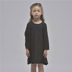 ODM longueur genou enfants petites robes noires pour filles 4 ans - Product Image 3