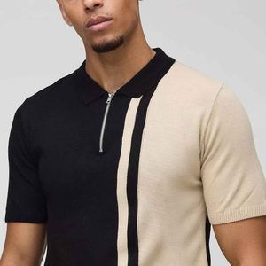 <b>Men's</b> Casual for Polo <b>Shirt</b> Plus Size Quick Dry Breathable Plain Knitted Cotton Fabric with Good GSM Quality Quick Dry - Product Image 1