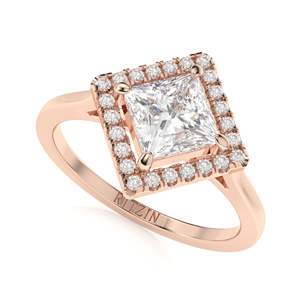 แหวนมอยส์ซอไนต์ตัดรูปเจ้าหญิงสวยๆสำหรับเธอ1.50 - Product Image 2