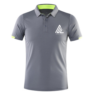 Camisa de Golf de Manga Corta para Hombre, Informal, de Alta Calidad, de Algodón y Spandex, con Bolsillo Bordado, Transpirable - Product Image 5