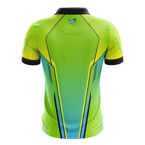 Nueva tendencia Exclusivo Jacquard Diseño Ropa deportiva Camisa de golf 100% Poliéster Logotipo personalizado Quick PlayerFit Polo de golf Hombres - Product Image 4