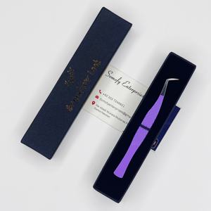 Pinzas para Pestañas Somofy Enterprises Volume Tweezer, Color Morado, Acero Inoxidable, 10 mm, Precisión, Duraderas, Lisas/Serradas/Dentadas - Product Image 4
