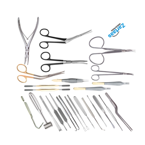 Juego de instrumentos nasales de acero inoxidable de alta calidad, 26 Uds., instrumentos básicos de cirugía Nasal para rinoplastia - Product Image 3