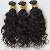 Extensions de cheveux bouclés Nano Tip en cheveux indiens Remy de qualité supérieure, approvisionnement en vrac, fixation Micro-Link, double trame, sans produits chimiques, toutes utilisations
