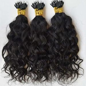Extensions de cheveux bouclés en cheveux indiens Remy de qualité supérieure, pointes nano, approvisionnement en vrac avec fixation micro-link pour toutes les couleurs et au meilleur prix - Product Image 4