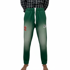 กางเกงผ้าฝ้ายสำหรับผู้ชายทรงสลิมฟิตกางเกงกีฬาแบบเชือกรูดสำหรับใส่วิ่งซักได้โลโก้แบบกำหนดเองสไตล์ใหม่ - Product Image 1