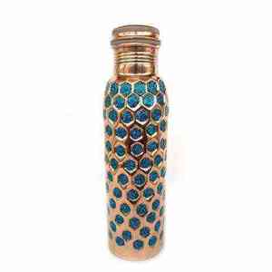 Most Popular Pure Copper Water <b>Bottle</b> for Indoor Home Villa Hotel Use Stylish Drinkware Copper <b>Bottle</b> - Product Image 6