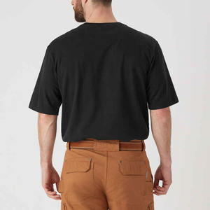 2022 nouveau T-Shirt noir conception personnalisée DTG impression Sublimation impression conception microfibre t-shirts pour hommes - Product Image 3