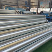 Tuyau en acier rond galvanisé à chaud ASTM, tube en acier durable pour la construction et la clôture