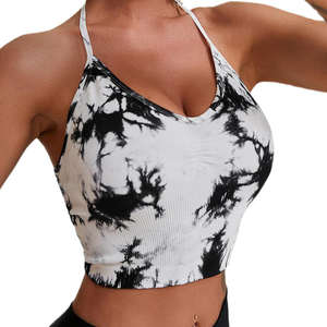 Soutien-gorge de sport personnalisé pour femmes Plus Size Seamless Gym Fitness Suit Active Wear Clothing with Lifting Piece Washed Techniques - Product Image 1