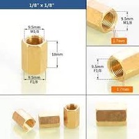 Douille hexagonale en laiton personnalisable avec finition isolée Support OEM