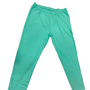 Ladies Polyester/Cotton Gar Pajamas Pant Solid Colors Soft Night Wear for Summer Painted <b>Lace</b> Design Manufactured India - Product Image 1