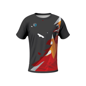Camiseta Deportiva de Manga Corta de Poliéster Sublimado con Estampado Personalizado de Secado Rápido y Antibacteriana para Hombre - Product Image 2